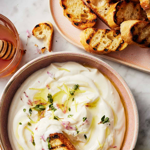 Whipped Ricotta With Lemon & Herbs