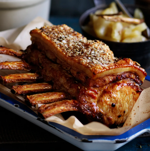Roast Pork with Crackling & Apple Sauce